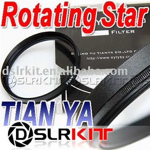 TIANYA 67mm Rotating Star 4 Point 4PT Cross Filter