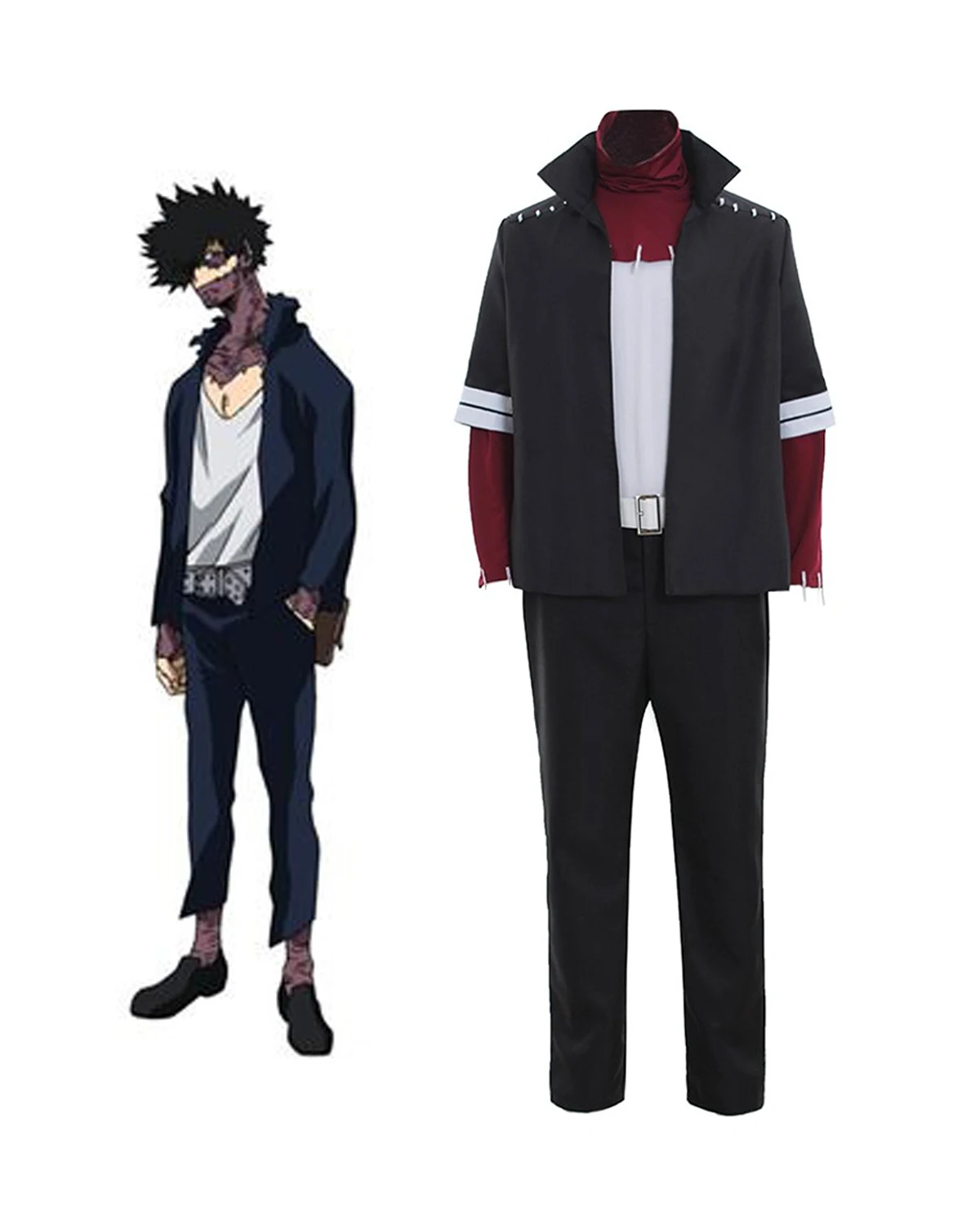 

My Hero Academia Dabi Cosplay Costume Boku No Hero Akademia Dabi Cosplay Full Set Custom Made Any Size