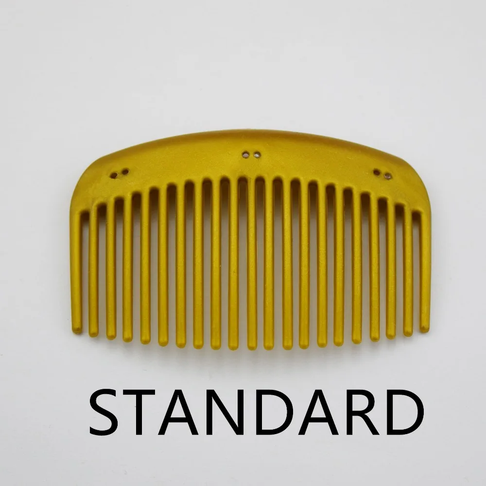 Golden standard and medium size plain comb women hairwear barrettes hair accessory