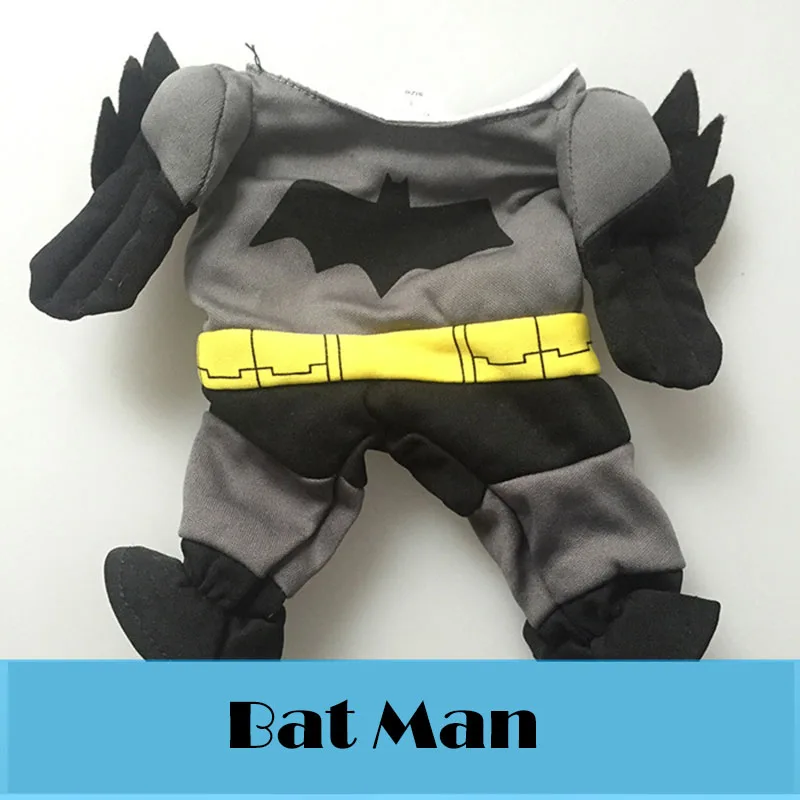 Fashion Cute Pets Sets Transfiguration Clothes Super Hero Cosplay For Dog Cat Easy Wear Soft Comfortable Like A Man Novel Sets