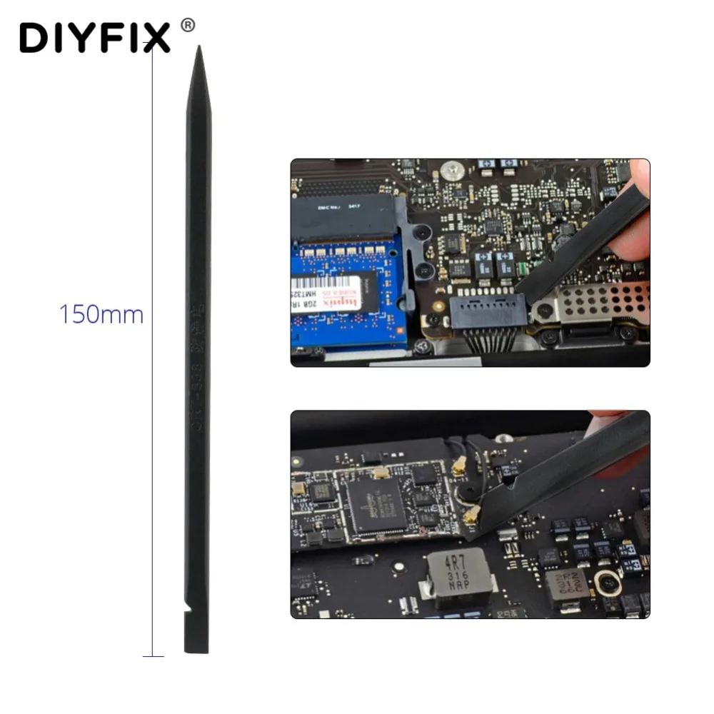 DIYFIX-Juego de herramientas de reparación de ordenador portátil, destornillador Torx P5 Pentalobe T5 de 1,2mm de precisión para Apple Macbook Air / Pro con pantalla Retina