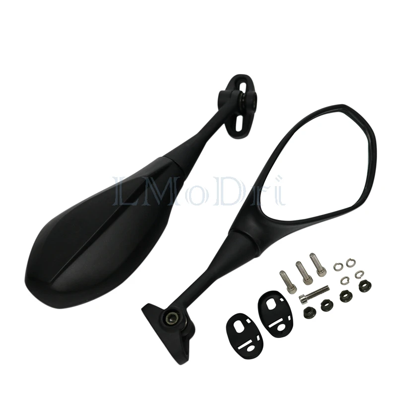 LMoDri Racing Motorcycle Mirror Sport Bike Scooter Rear View Mirrors For Honda CBR F4 HYOSUNG GT Kawasaki Ninja 2 Pieces