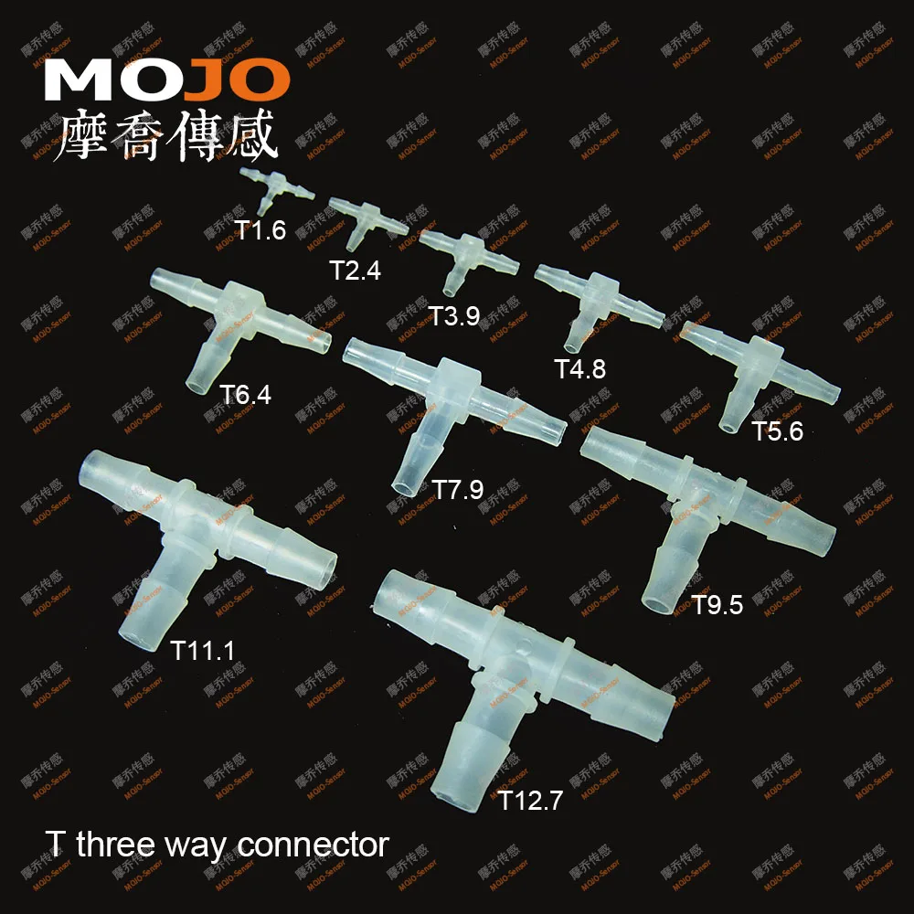 2025 (1000 قطعة/السلع) MJ-T5.6 7/32 "المحملة الأنابيب موصلات 5.6 مللي متر ثلاثة طريقة خرطوم وصلة أنابيب