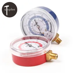 Atoplee 2 PCS R134A R22 R410A Condizionatore D'aria Refrigerante A Bassa e Ad Alta Pressione Gauge PSI KPA Pressione di Refrigerazione Calibro Del Liquido di Raffreddamento