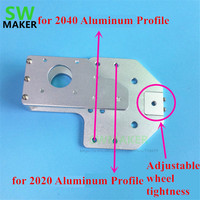 Upgrade Aluminum Y-axis X-axis Motor bracket holder for 2040 Aluminum Profile Tronxy 3D printer V-slot parts