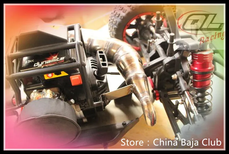 Steel Super Exhaust Tuned Pipe for 1/5 GAS Truck DBXL LOS05001 Losi Desert Buggy XL LOSI 05001 RC RMCK XCR-1000 XCR-900