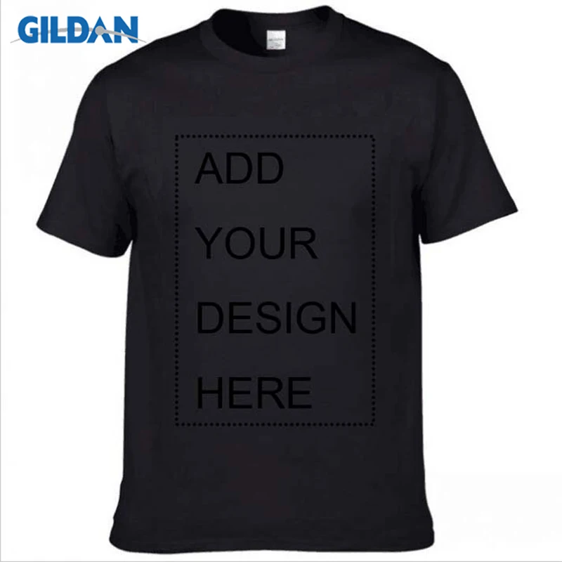 Customized T-Shirt Men 100% Cotton Short Sleeve Tshirts Homme Tee Shirt Summer DIY Men Clothings Top Plus Size XS-5XL