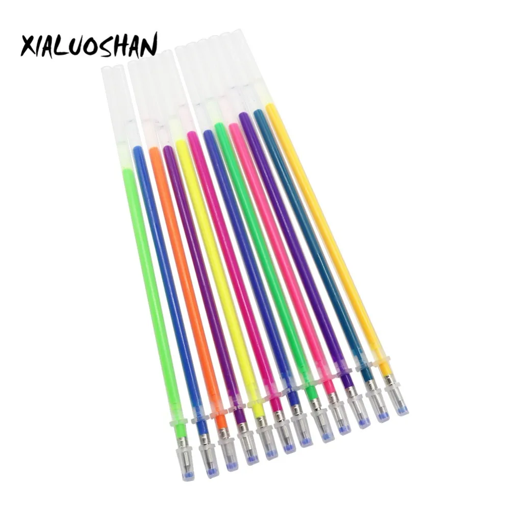 12/24/36/48 color neutral pen refill highlighter refill smooth writing painting stationery environmental protection stationery