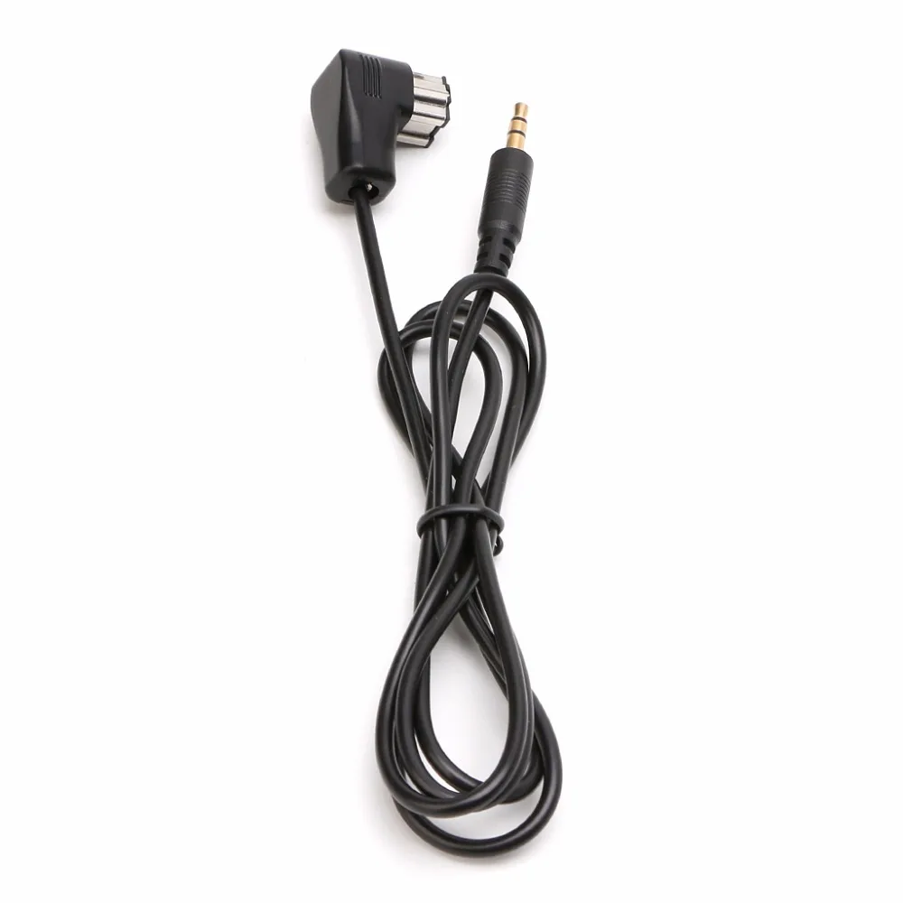 1Pc Car Radio Audio Aux Cable MP3 Input Adapter for Pioneer Headunit IP-BUS 3.5mm jack . MP3 cable black