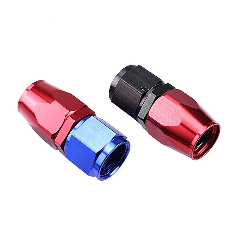 AN10 0 Degree Swivel Adapter Straight Hose End Aluminium Fittings Hose End Oil Fuel Reusable Fitting AN Hose End