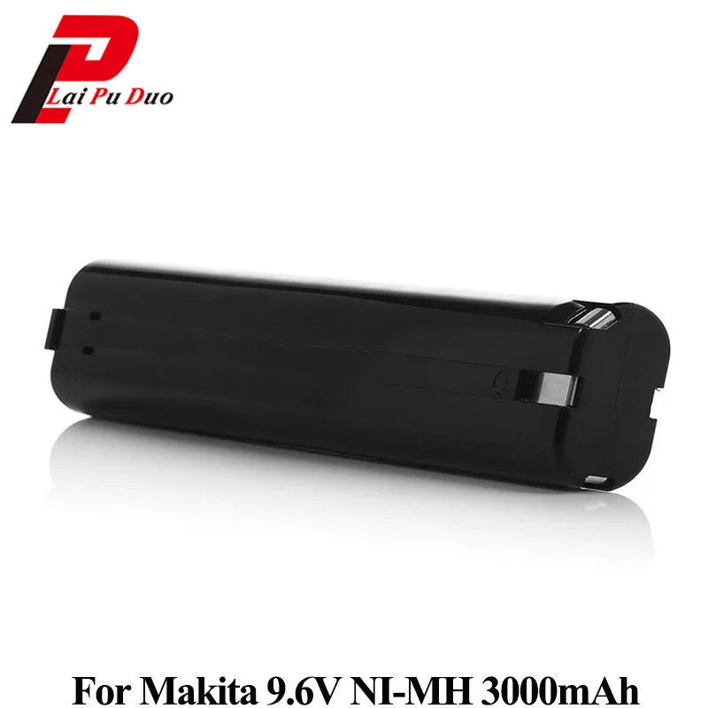 

Ni-MH 9.6V 2.0Ah/3.0Ah Replacement Power Tool Battery for Makita 191681-2 192533-0 632007-4 9000 9001 6012HD 6093D 9002 96 4093D