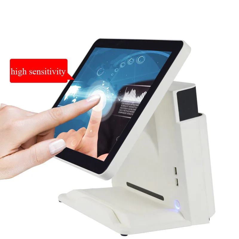 POS system 15 inch SINGLE screen all in one POS touch gas station hotel pos terminal store HS-B151