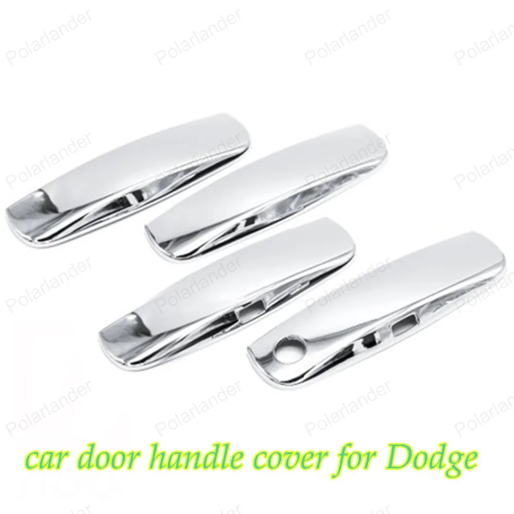 

4pcs Chrome Door Handle Covers For D/odge C/harger 2011-2015 With 1 Keyhole -4 Doors Trims Auto cover Decorations