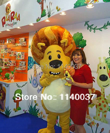 mascot Christmas Mascot Costume Lion Adult Mascot Costume Cartoon Character Outfit