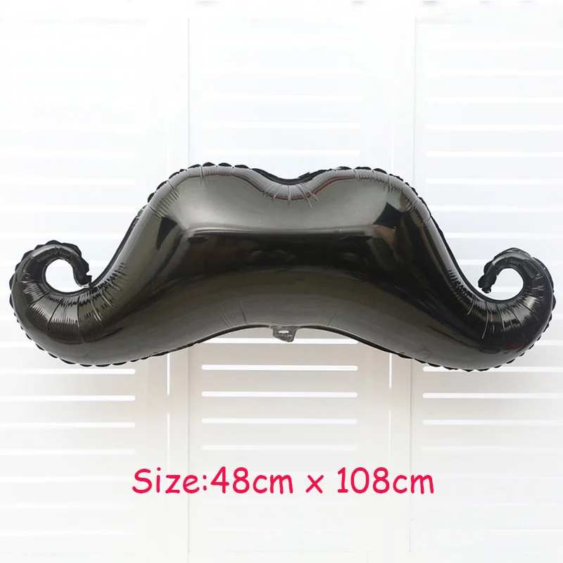 1 Pcs Dance Mask Anagram Carnival Foil Balloons Giant Beard Party Decoration Balloon Kids Toy Gifts Masquerade Party Shower