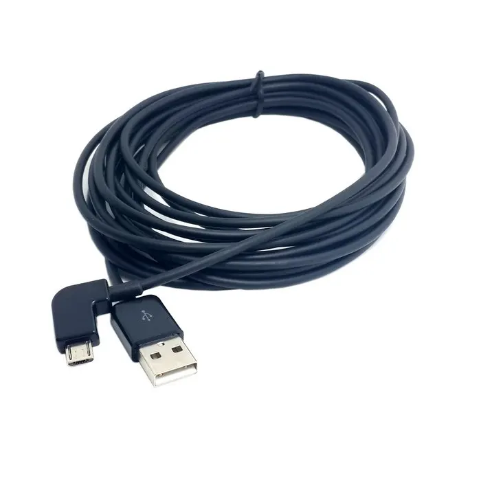 كابل USB صغير قصير 90 درجة 2A شاحن زاوية شحن سريع مزامنة البيانات سلك شحن سريع 20 سم للأجهزة المحمولة