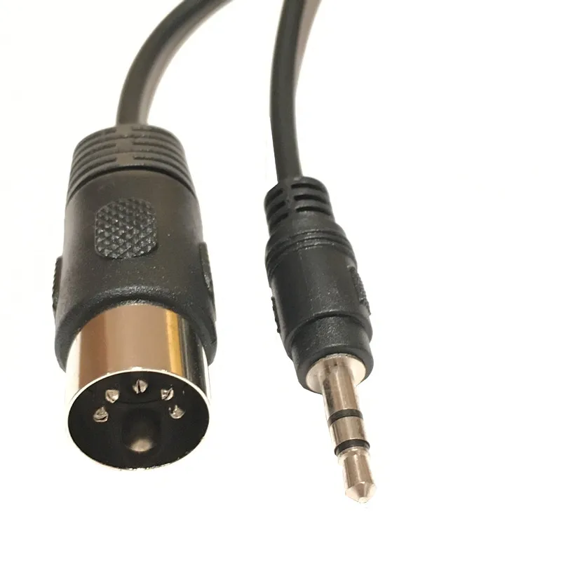 5 pinowy wtyk Din do 3.5mm złącze Stereo wtyczka Audio kabel 0.5m 1.5m