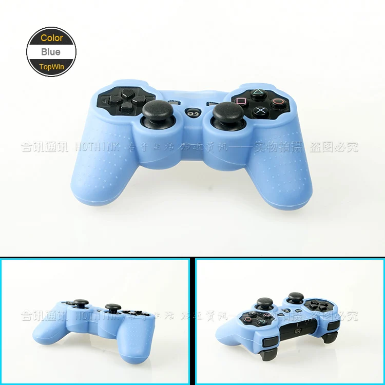 HOTHINK Schutzhülle Silikon Fall Haut abdeckung Weichen fall für Playstation 3 PS3 Controller dualshock 3 gamepad