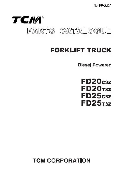 

TCM FB10BA spare parts catalog