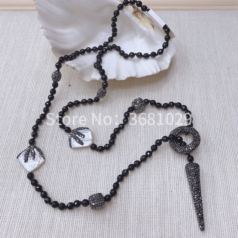 Fashionable contracted long style necklace deserve to deserve to act the role of 100 take tassel atmosphere pendant