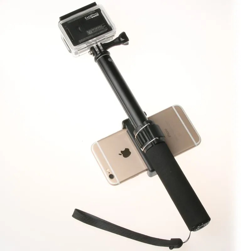 Adaptateur de support de téléphone monopode pour Gopro 13, 12, anciers à selfie, déterminer, poteau extensible, accessoires DJI OSMO Pocket Action 4
