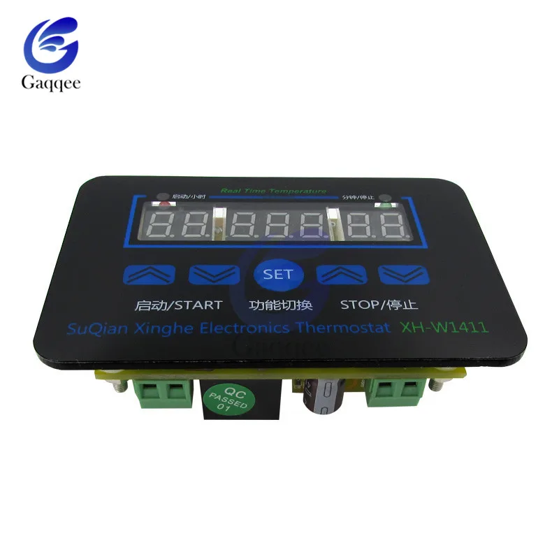 XH-1411 W1411 DC 12V AC 110V-220V Display Digital Temperature Controller Multi-function Temperature Thermostat Control Switch