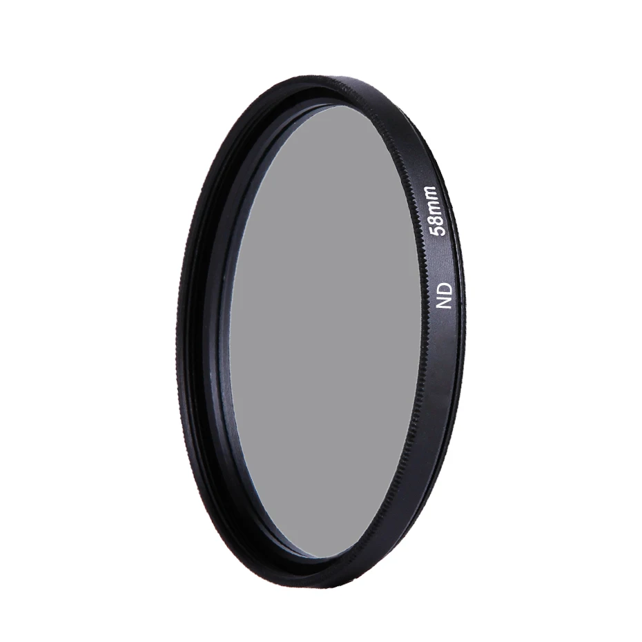 CAENBOO 37 40.5 43 46 49 52 55 58 62 67 72 77 82mm Lens ND Filter ND2 4 8 16 32 Len Protector Neutral Density Lens Filter Camera