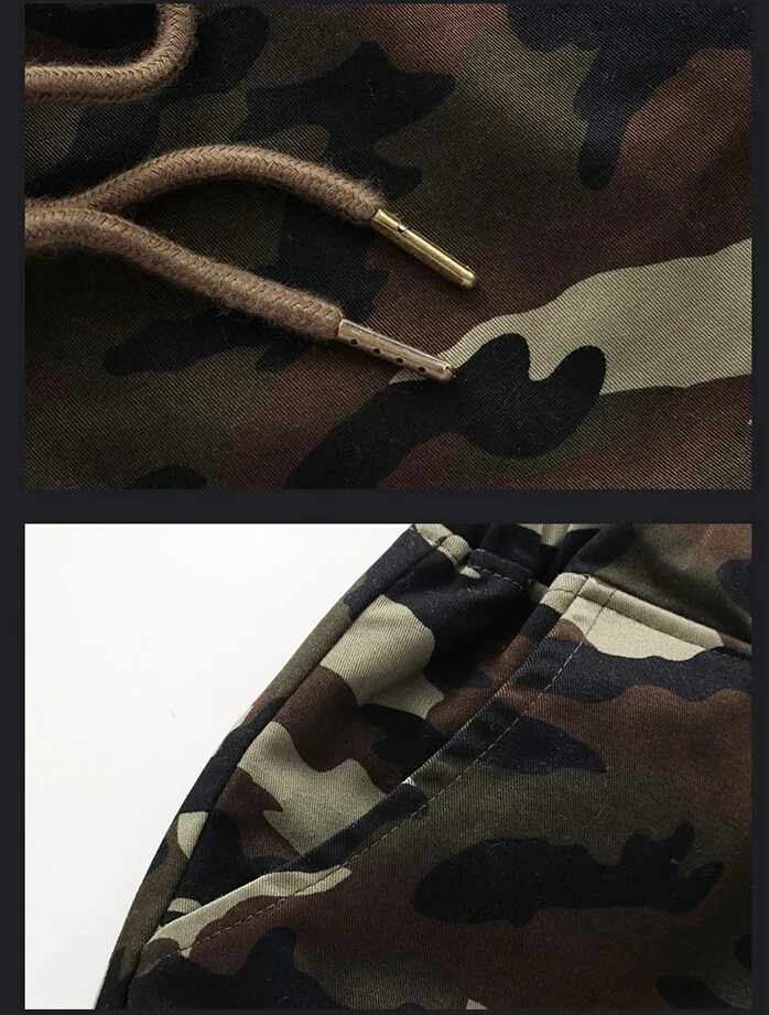 Homens Camuflagem Calças Lápis, Militares Corridas, Soltas, Confortáveis Calças Carga, Autumn Joggers, Lápis Harem Pants, M-5X, 2024