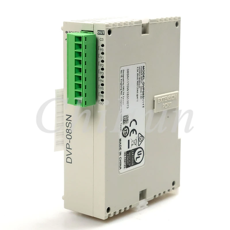 Delta Original DVP08SN11T DVP08SN11TS DVP08SN11R 8DO PLC Módulo Digital na caixa