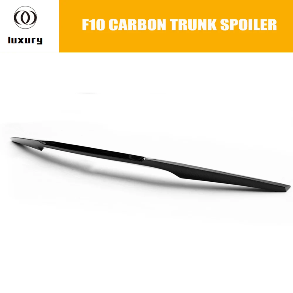 

V Style Carbon Fiber Rear Trunk Lip Wing Spoiler for BMW F10 520 528 535 550 & M5 2010-2016