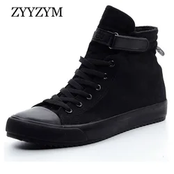 Men Canvas Shoes Fashion high Top Sneakers Spring Help Classic Unisex Style Breathable Man Casual Lovers Shoes