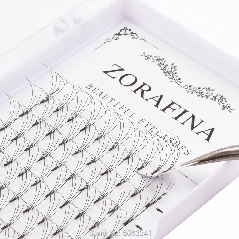 ZORAFINA-pestañas postizas de líneas prefabricadas, 3d/4d/5d/6d, volumen ruso, venta al por mayor