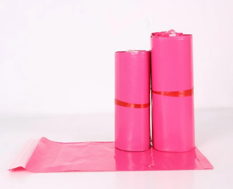 500pcs/lot New product 10 Size Pink Poly Mailer Envelopes Shipping Bag Plastic Mailing Bags  Poly