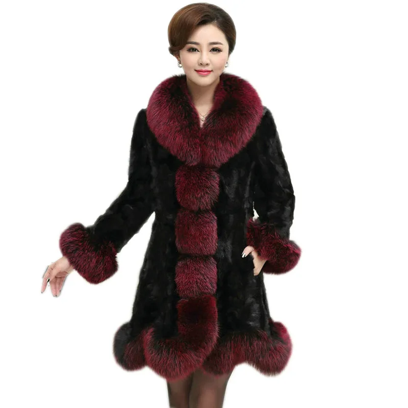 

Luxury Woman Real Mink Fur Coat Genuine Poncho Natural Winter Female Jacket Full Pelt Real Fur Cape Shawl Coat Mink Coats