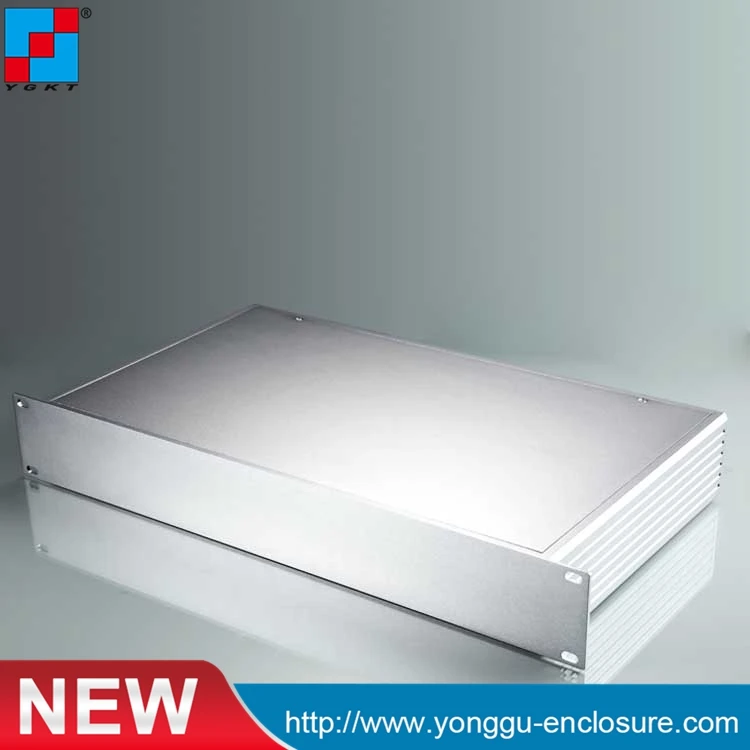 19 inch rack mount chassis electronic enclosures aluminum cabinet small extruded box aluminum  482*66.7*250mm