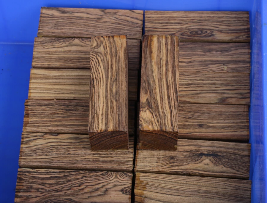 Knife handle blanks Mexico Bocote 120x40x30mm wood pistol grip knife handle\'s material