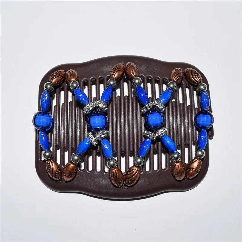 standard comb Classisc vintage blue beads 20pcs/lot magic comb