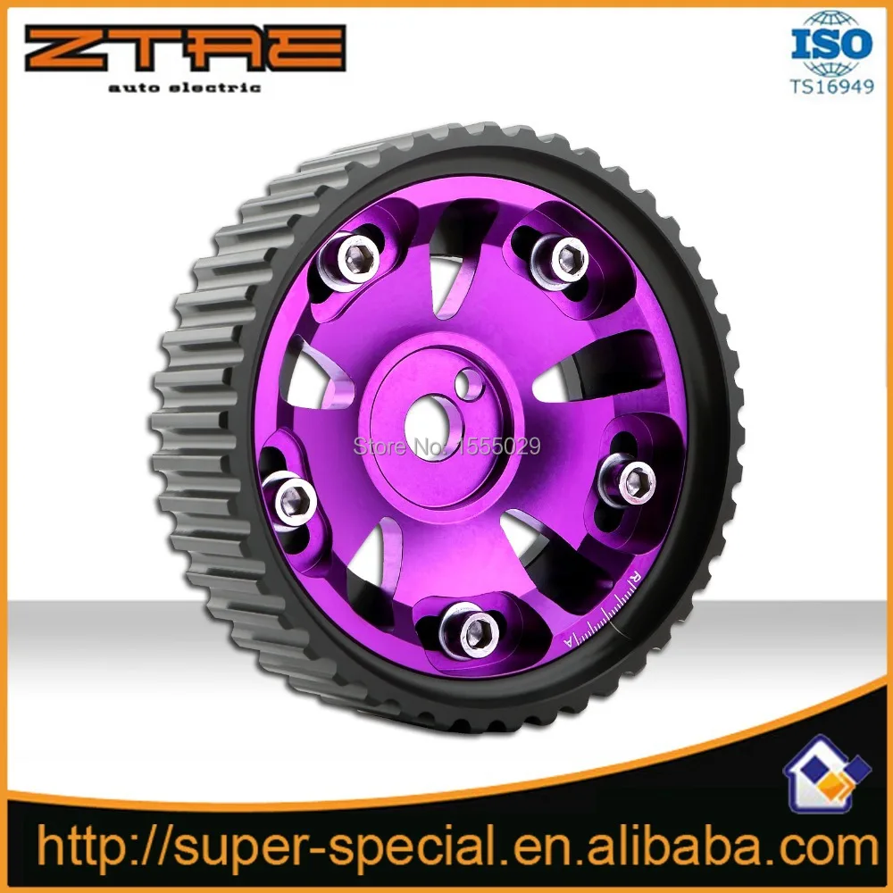 Eje de engranaje de leva ajustable para MOTOR MIRAGE, COLT, LAN, Morado, 1,5 litros, 4G16