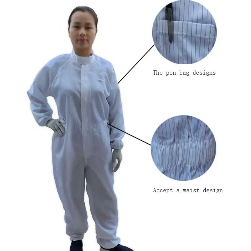 High Quality ESD Spray Painting Protective Suit Body Security And Protection Clean Room Spray Jumpsuit Suits Dustproof Clothes