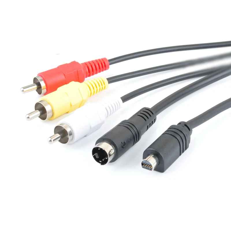 AV A/V kabel/przewรณd do SONY Handycam MiniDV HDD VMC-15FS VMC15FS DCR-DVD908 DVD708 DVD755 DVD908E DVD905 DVD805 DVD905E DVD808