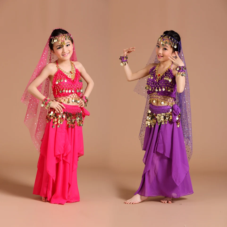 Kids&Adult Belly Dance Costumes Set Oriental Dance Costumes Bellydance Set Girls Egyptian Bollywood Kids Belly Dancing Clothing