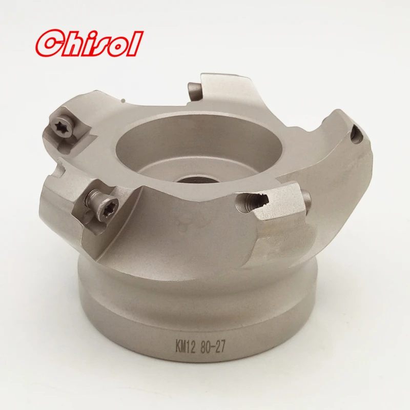 Imagem -05 - Rosto Fresa para Cnc Carbide Insert Liga de Alimentação Rápida Laje Km12 45 Graus Apertados Sekt12t3 Sekt1204