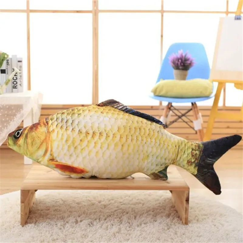 30/40/60cm Fisch Plüsch Spielzeug Simulation Fisch Weiche Karausche Karpfen Kuscheltiere Puppen Cartoon Goldene Fisch kissen Geschenk für Kinder Spielzeug