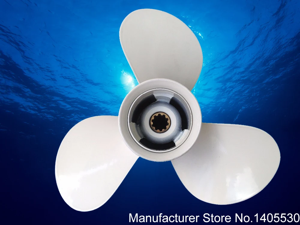 Brand New Aluminum Outboard Propeller 9 7/8x13-F For Yamaha Parsun  25HP 30hp  Outboard Motor Engine 9 7/8 x 12 - F boat motor