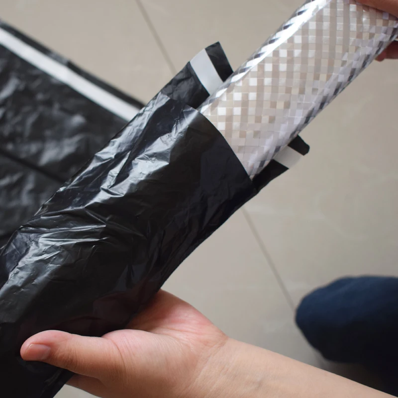 10PCS/lot 15*17cm Multi Sizes Black Self Seal Post Plastic Retail Packaging Packing Poly Bag Packaging Bags For Necklace