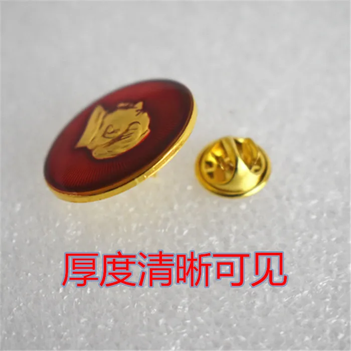 Chairman Mao\'s Statue Mao Zedong\'s Chest Statue Cultural Revolution Memorial Collection Genuine Badges 2.5 Cm pin pins