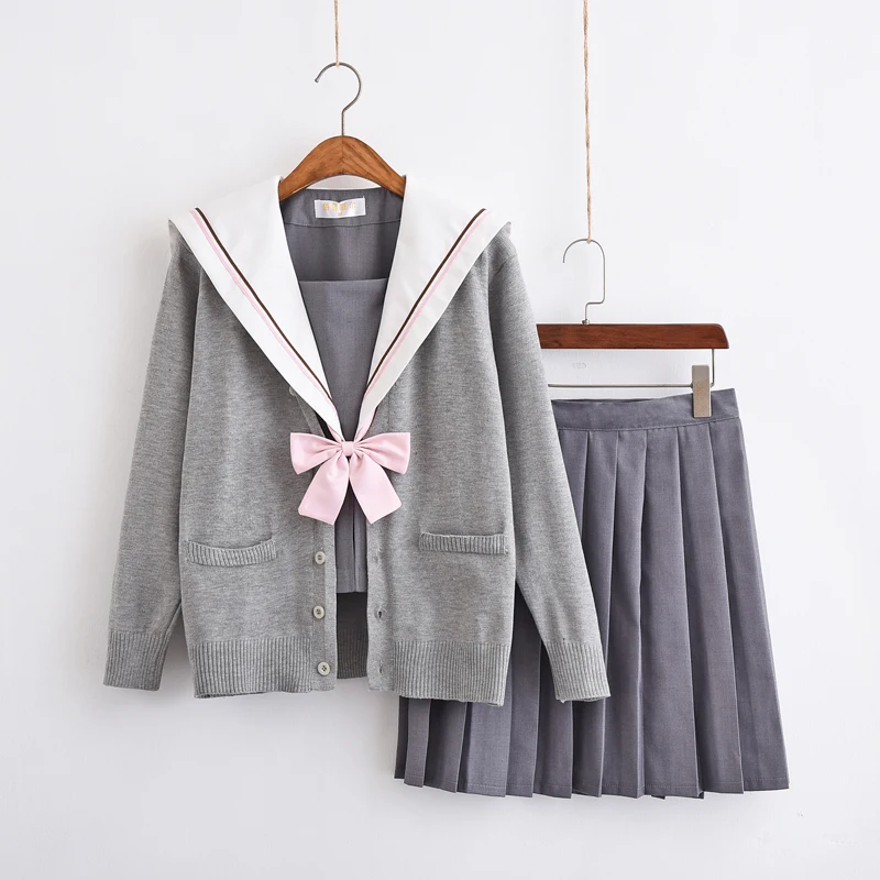 Costume de marin japonais coréen, version jupes courtes d'école pour fille, uniforme Jk, jupe plissée, uniforme de d'école pour cosplay étudiant académie Jk