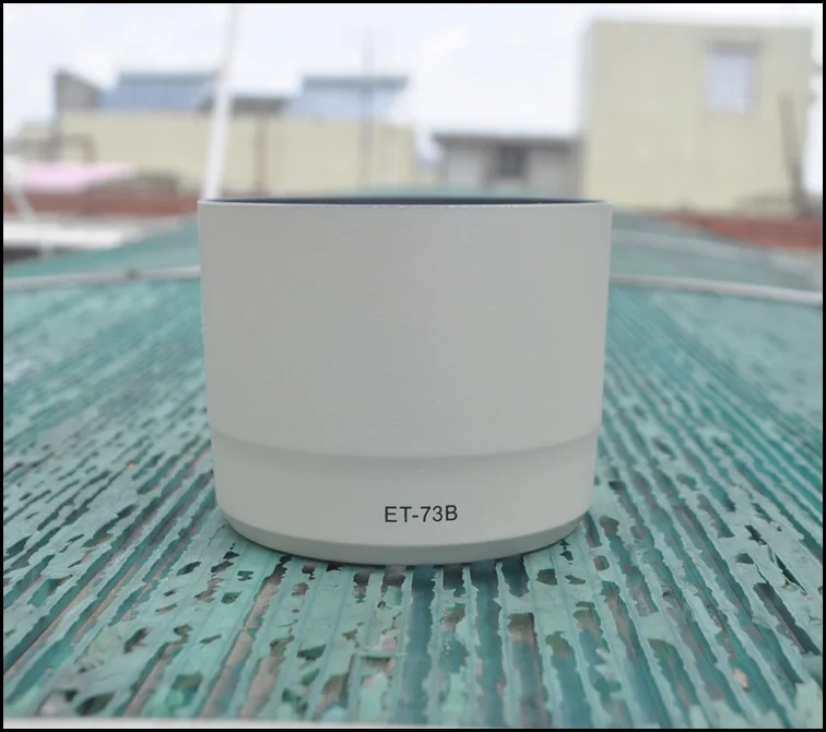 Weiß Objektiv Haube Schatten ET-73B für Canon EF 70-300mm F4-5.6 L IST USM Objektiv Ersetzen Canon ET73B