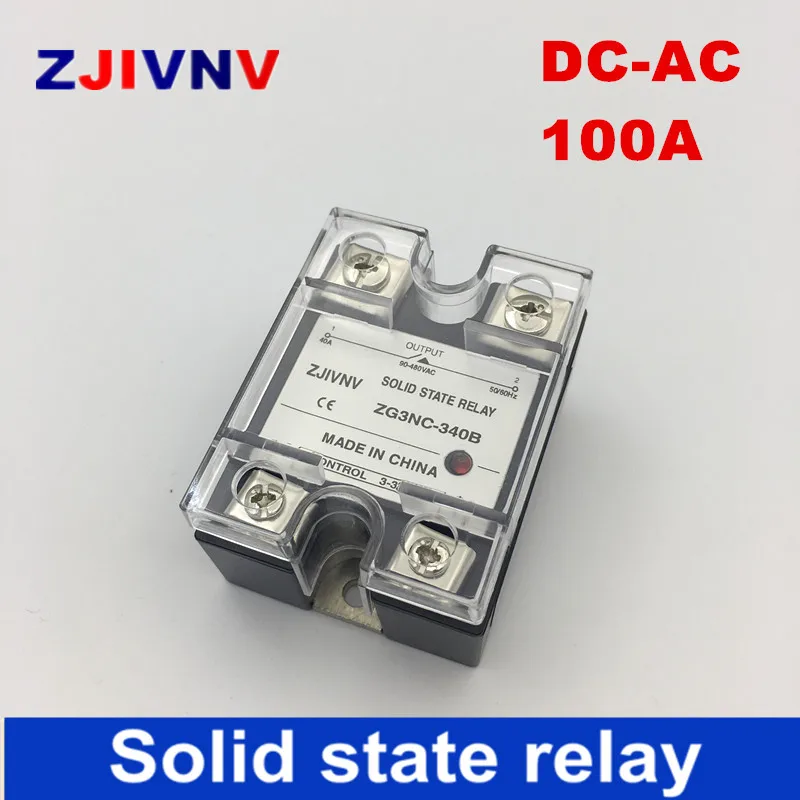 single phase 100amp solid state relay  SSR DC to AC Zero crossing basic type SSR/ ZG3NC-3100B