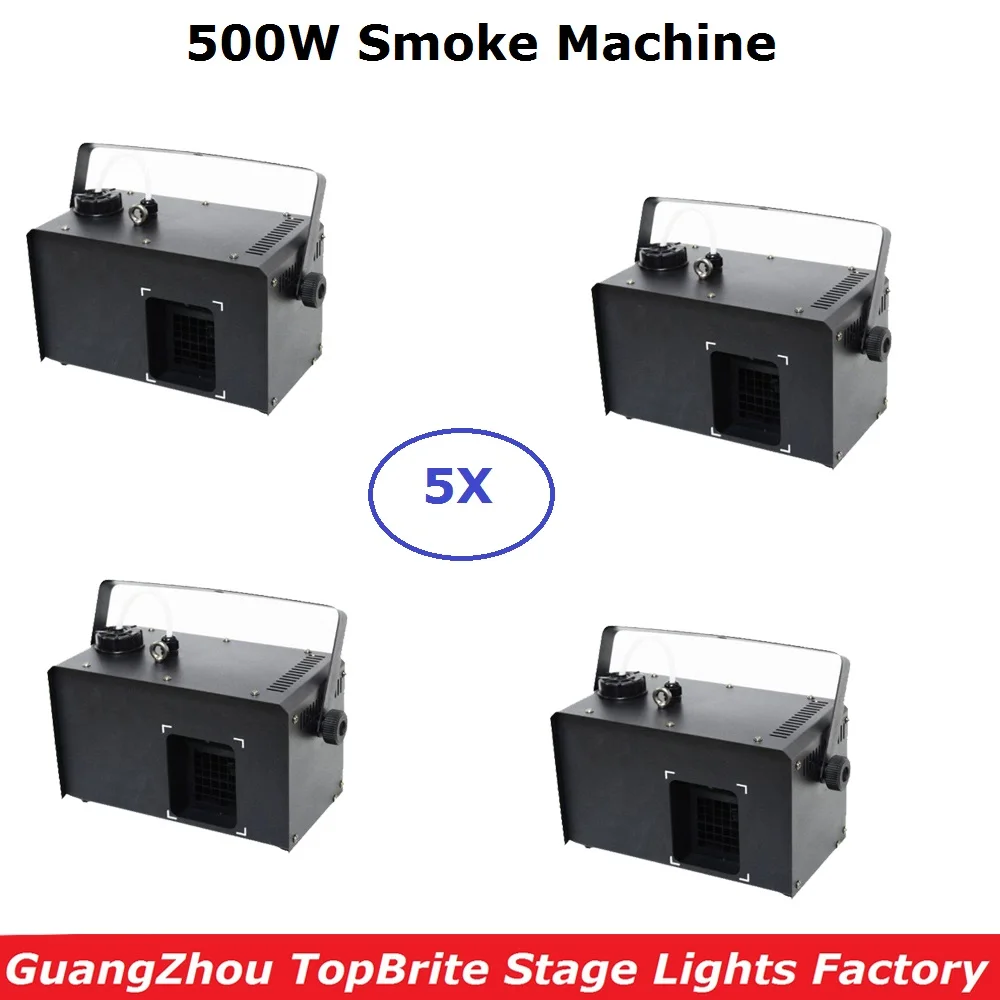 4Pcs New Arrival 500W Fog Machine Smoke Mist Haze Machine Stage Light Equipment Disco DJ Party Light Shows Projector Home Fogger